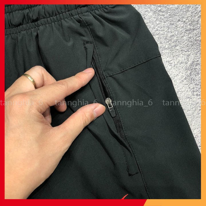 Quần short thể thao nam vải xi 3 túi khóa cạp chun vnxk SNI06