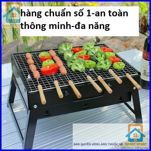 BẾP NƯỚNG THAN HOA INOX NGOÀI TRỜI