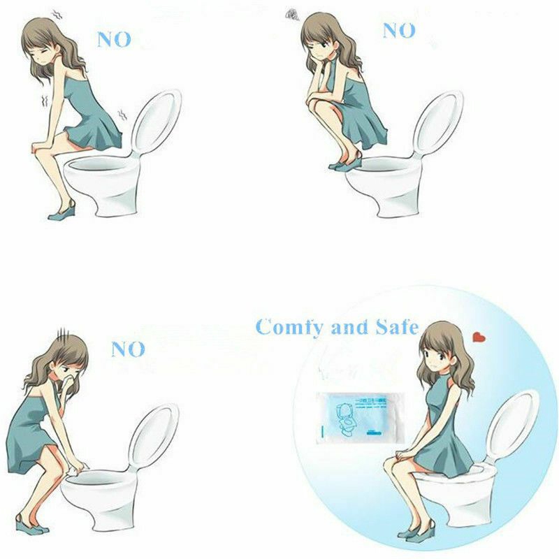 Set 10 Vỏ Bọc Ghế Ngồi Toilet Dày Dặn Dùng Một Lần Tiện Dụng