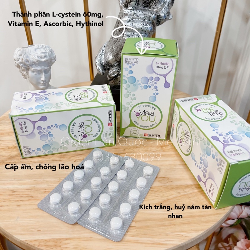 Viên uống huỷ nám, tàn nhan Mela For You