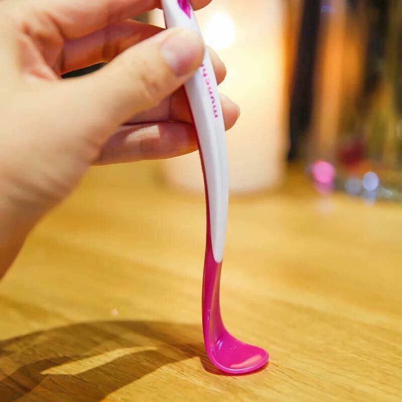 Thìa Ăn Dặm Báo Nóng MUNCHKIN Màu Sắc Tươi Sáng, Chất Liệu Nhựa Mềm An Toàn Cho Bé 43682 ⭐️Mẹ và Bé Baby World Đà Nẵng