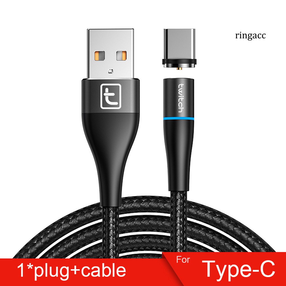 【RAC】Magnetic Micro USB Type C Quick Fast Charging Cable for iPhone Android Phone