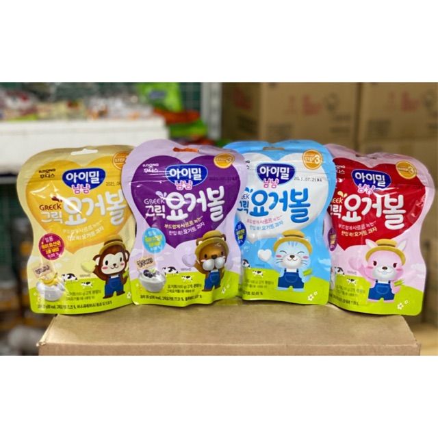 8/2022] Sữa chua khô Ildong cho bé 7m+ (túi zip 20g)