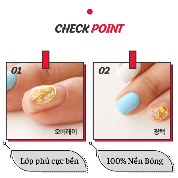 Sơn Gel Top Bóng cường lực Volume Top Gel 10ml Very good Nail Hàn quốc