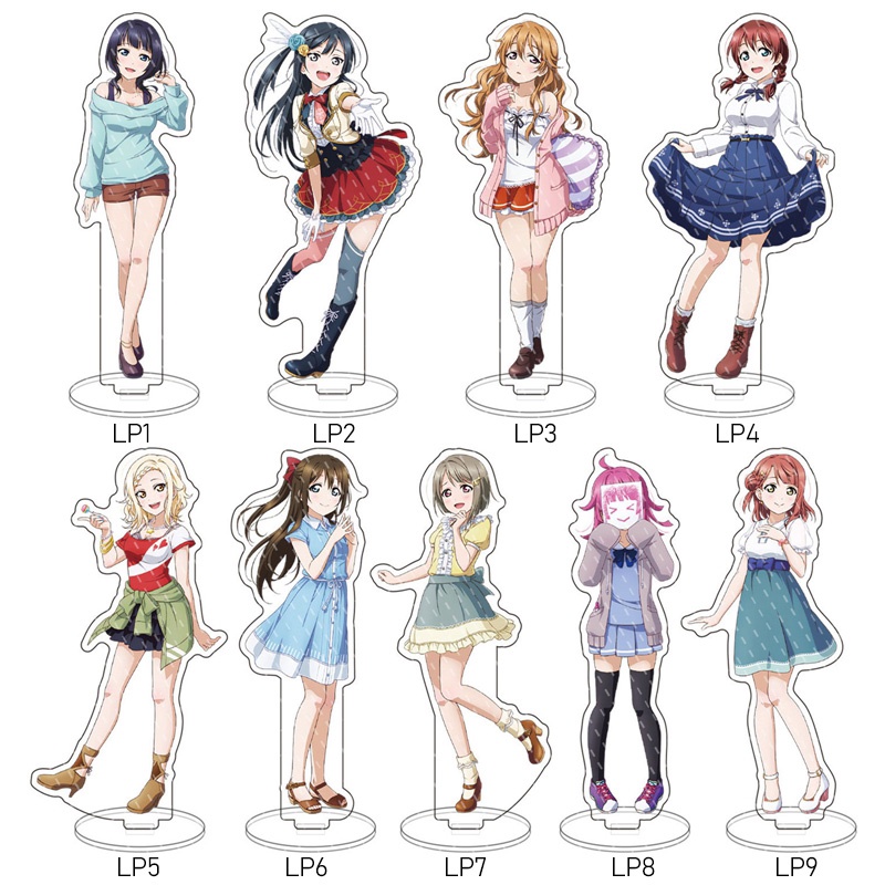 Đồ Chơi Viên Nang Nhân Vật Takami Chika Kurosawa Dia Tsushima Yoshiko Mari Anime Love Live Sunshine