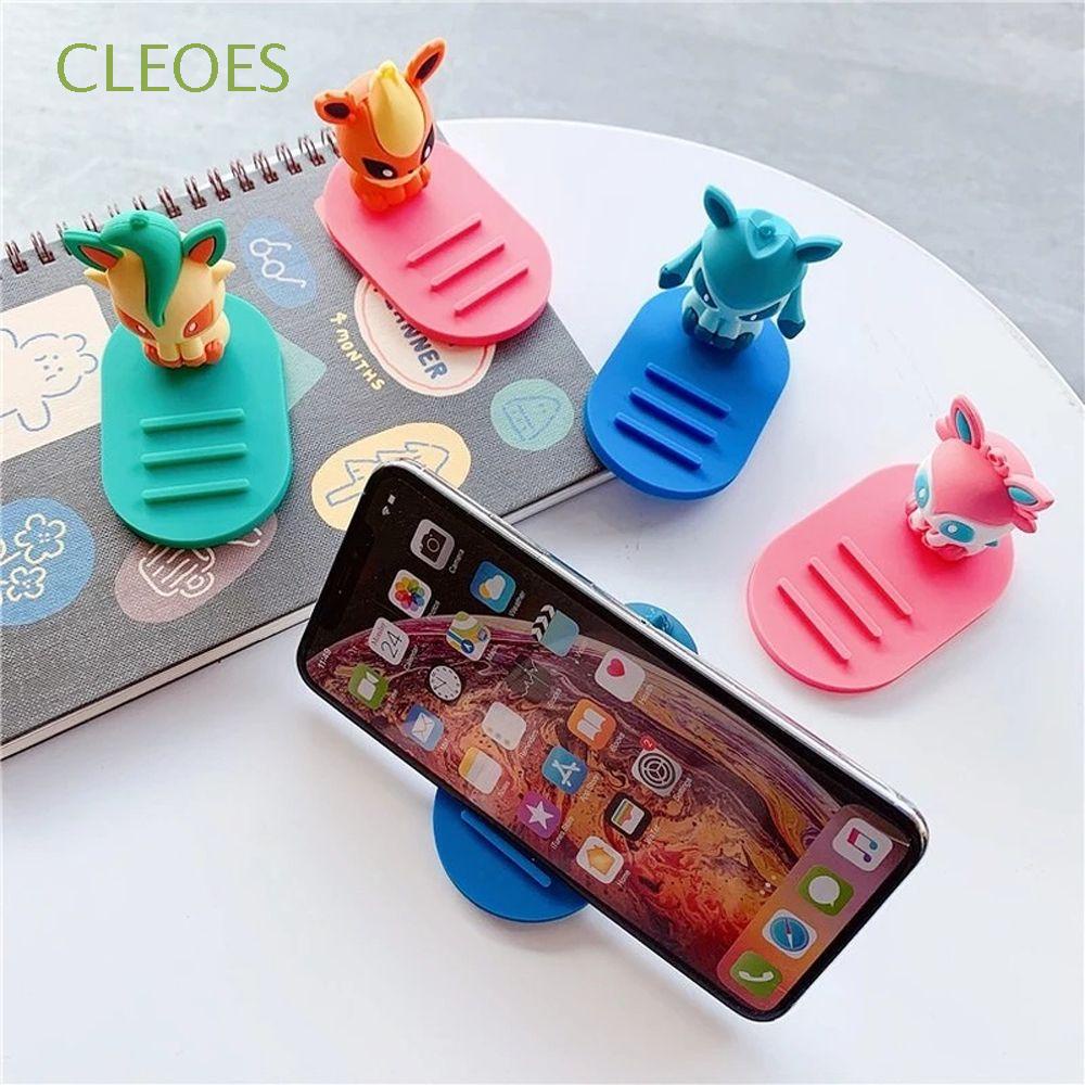 Giá đỡ điện thoại di động để bàn hình Pikachu Pokemon Jolteon Eeveon Eevee Family