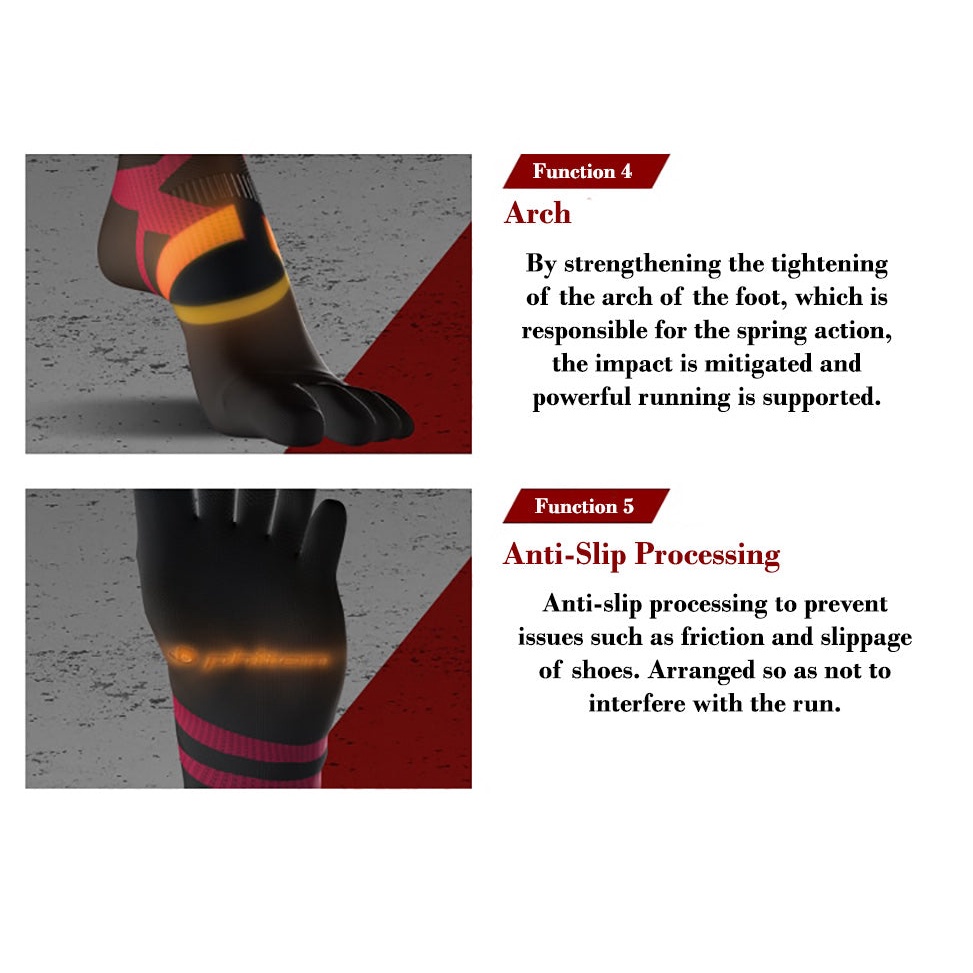 Tất xỏ ngón Phiten socking racer slim