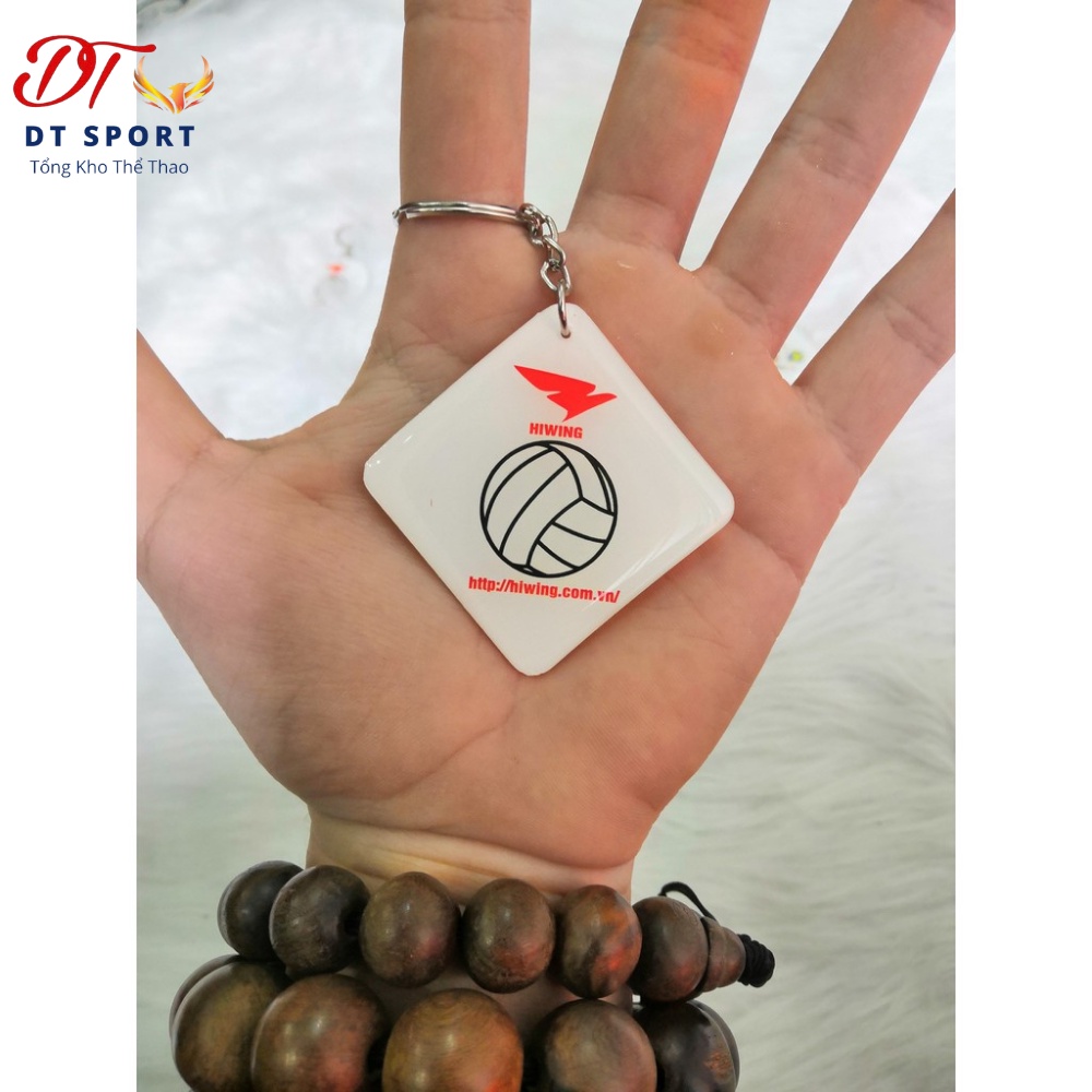 Móc khóa bóng chuyền giá rẻ Hiwing siêu đẹp ⚡ Free Ship ⚡ dùng tặng lưu niệm hình tim, tròn, vuông - hàng cao cấp