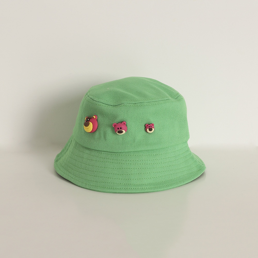 Nón Tai Bèo Chống Nắng Họa Tiết Gấu Hoạt Hình 3D Dễ Thương Xinh Xắn