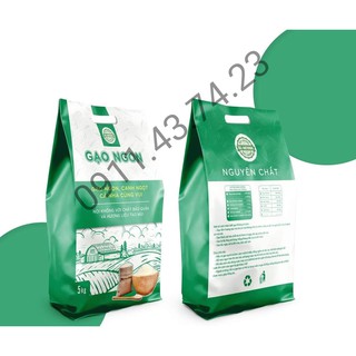 Túi đựng gạo 5 kg in sẵng màu sắc