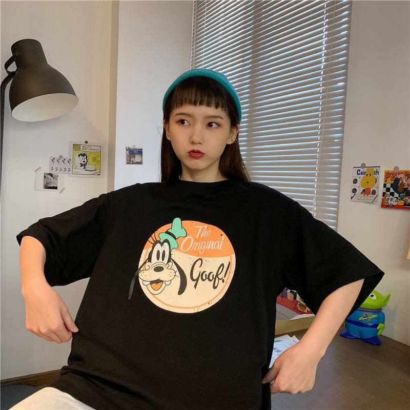 Áo thun tay lỡ Unisex GOOFY chó