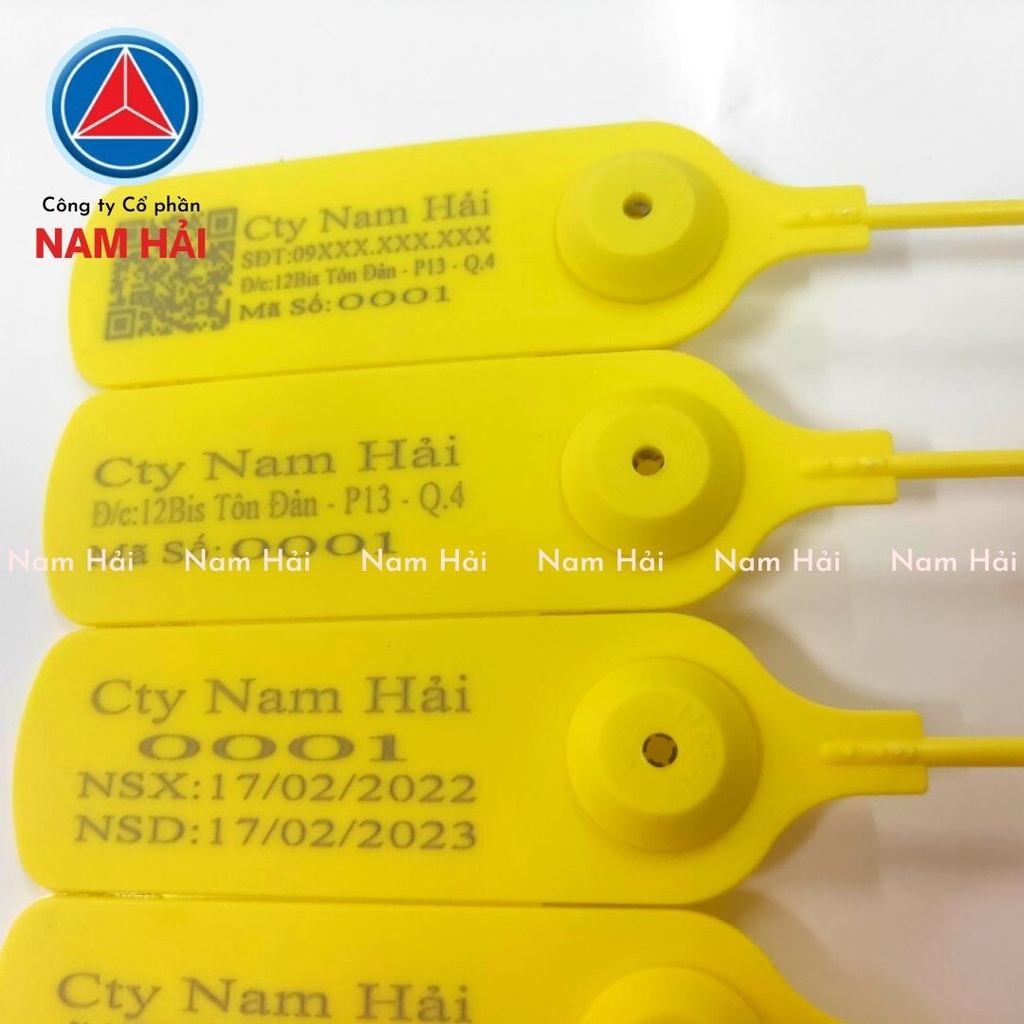 SIÊU ƯU ĐÃI combo 50 cái Seal khóa niêm phong kẹp chì dây rút nhựa hãm thép 30cm