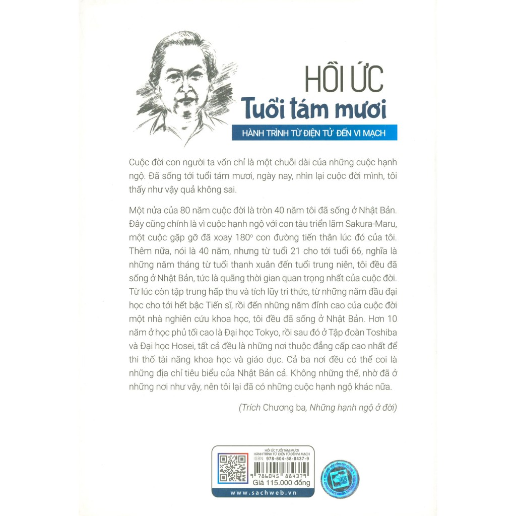 Sách - Hồi Ức Tuổi Tám Mươi - Hành Trình Từ Điện Tử Đến Vi Mạch