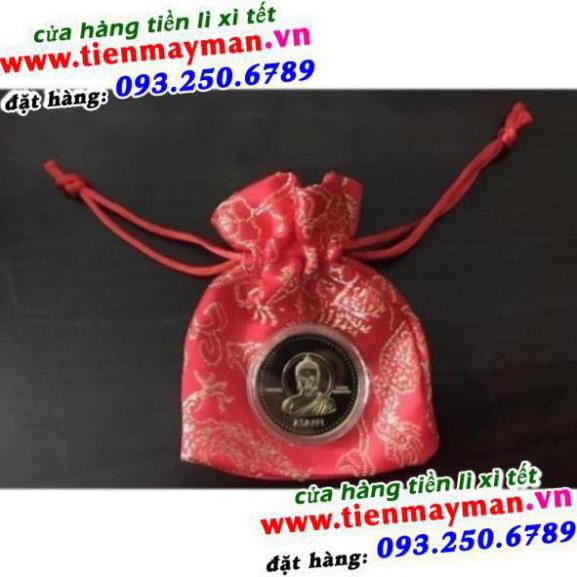 [SHOPEE TRỢ GIÁ] [QUÀ TẾT] Túi Gấm Đỏ Long Phụng Rồng Chầu Hoa Cúc