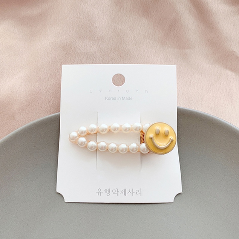 Kẹp Tóc Đính Đá Và Ngọc Trai Phong Cách Thời Trang Hàn Quốc Cho Nữ