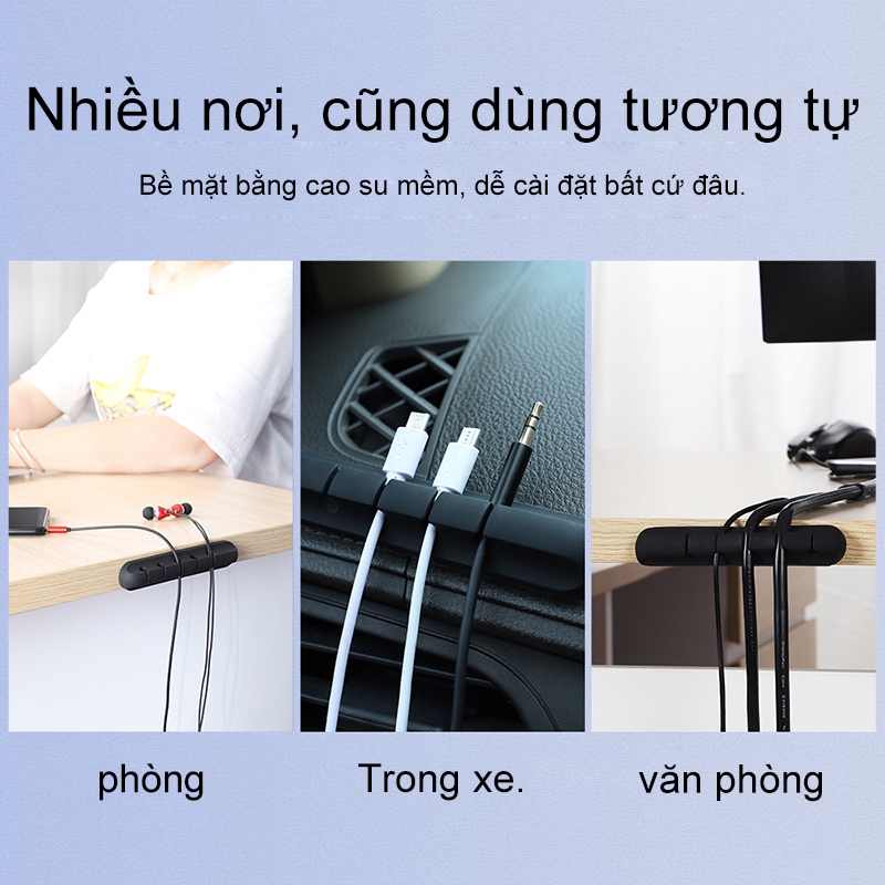 [Mã 2404EL10K giảm 10K đơn 20K] Đế đỡ hiệu dính chặt dùng giữ dây cáp hỗ trợ sắp xếp không gian [NBL16]