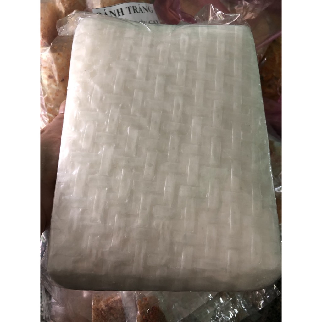 COMBO MUỐI RUỐC HÀNH PHI 500 GRAM + BÁNH TRÁNG VUÔNG 500 GRAM