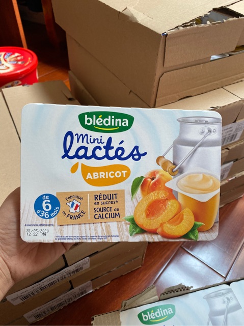 (Date 11/2021) Sữa chua Bledina Pháp hàng air lốc 6 hộp