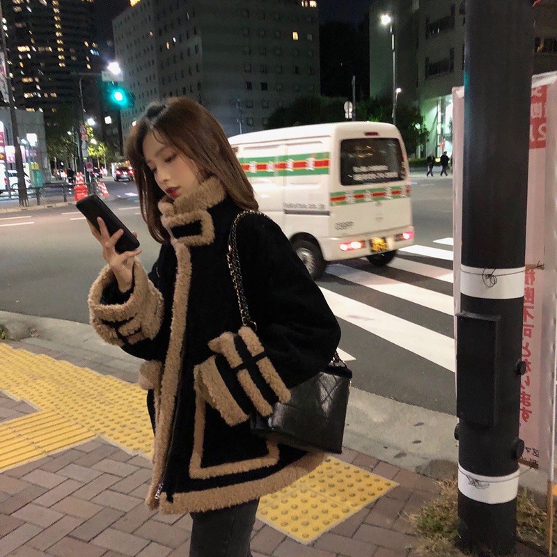 Áo dạ lông cực đẹpkèm ảnh thật