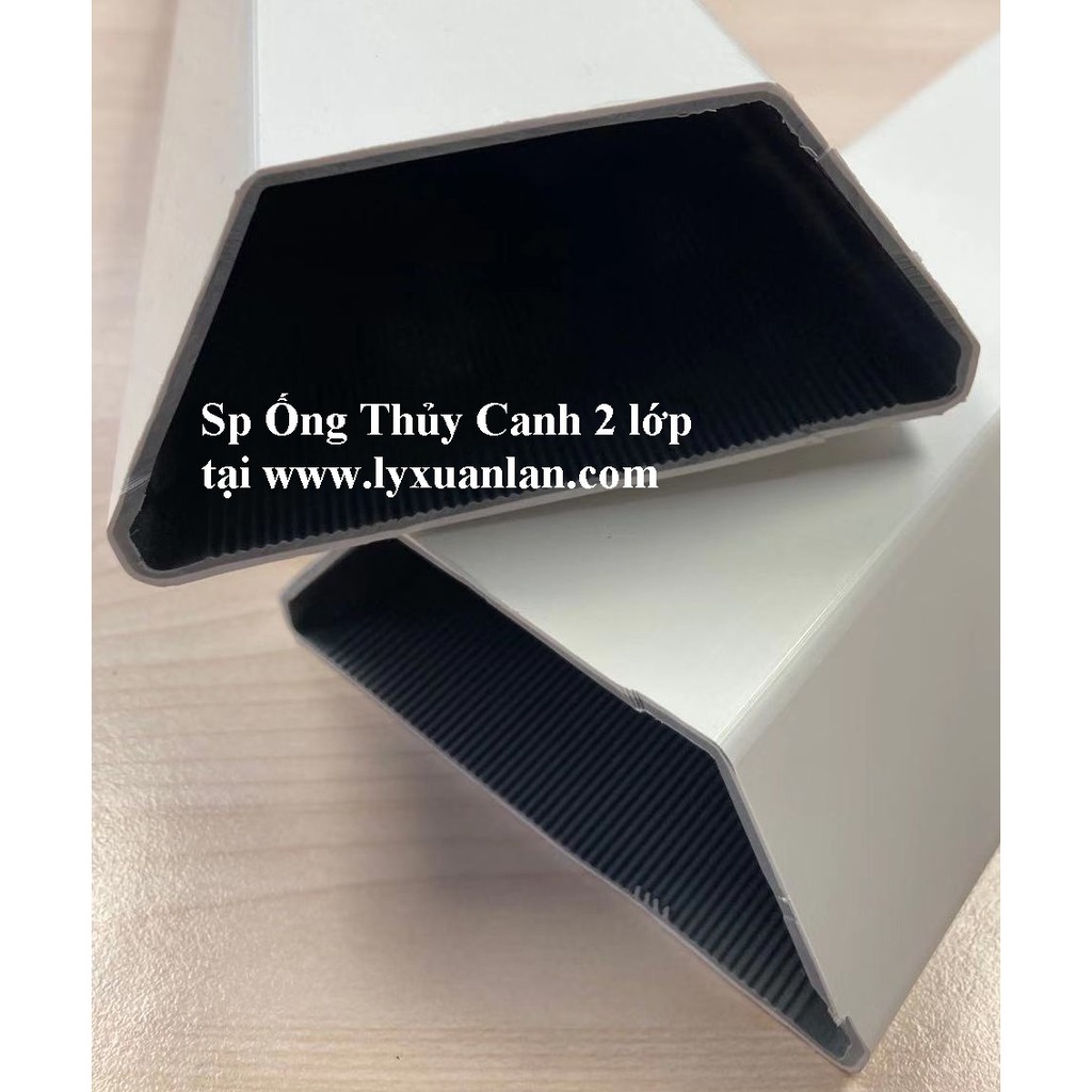 Combo B ống thủy canh 2 lớp. Kèm nắp bít + ly Thủy canh.