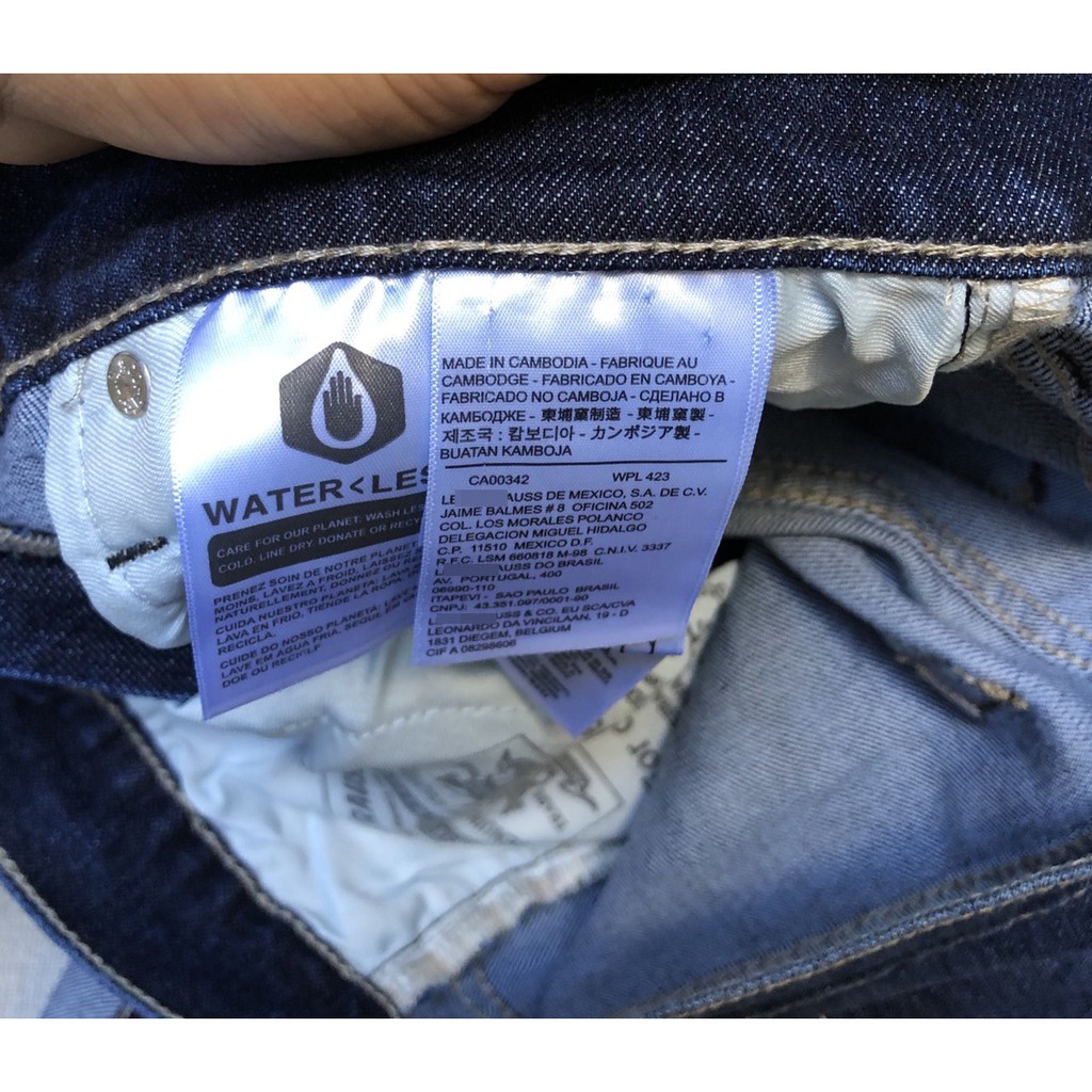 Quần Jeans Levis 511 made in cambodia T07 | BigBuy360 - bigbuy360.vn