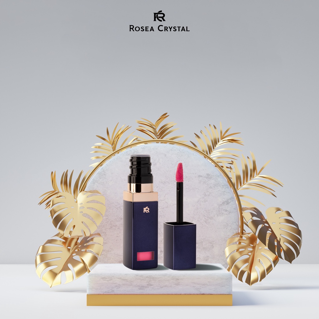 Son tint Rosea Crystal Sapphire Glam Lip Tint Viva Pink mềm môi, lâu phai 3.5g