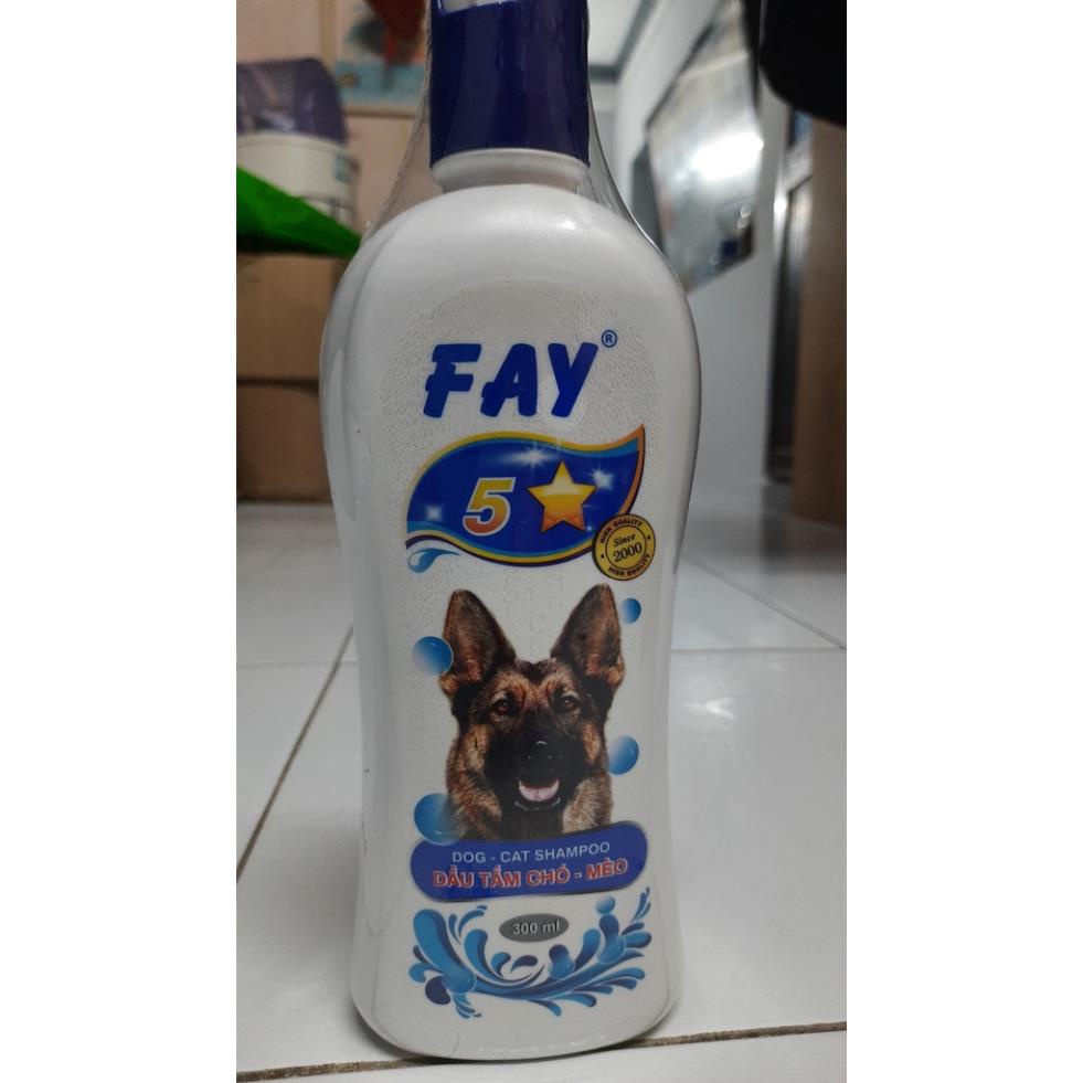 Dầu tắm chó mèo Fay 5 sao - 300ml