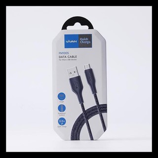 Dây Cáp Dữ Liệu Vivan FM100 2.4A 1M Dành Cho ANDROID