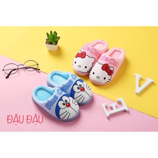 DÉP BÔNG ĐOREMON- HELLO KITTY CHO BÉ