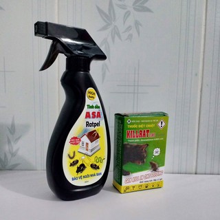 Combo Thuốc diệt chuột - xua đuổi chuột