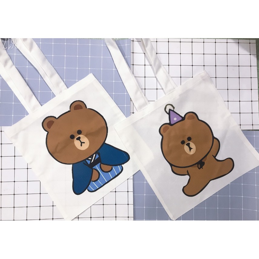 túi tote gấu brown thỏ cony TT5