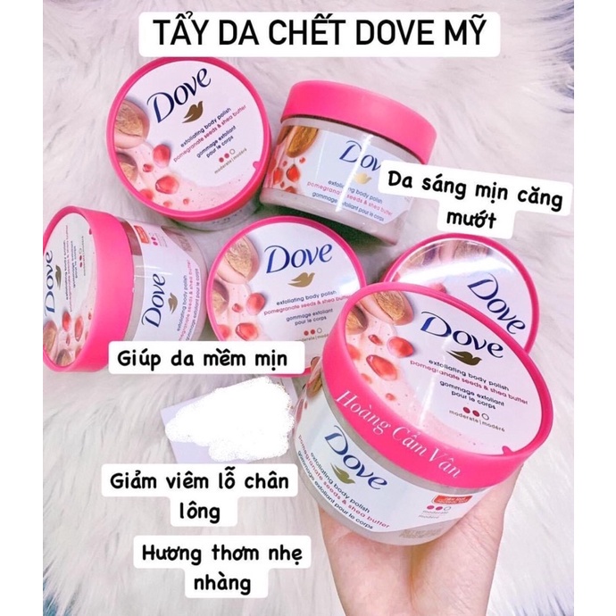 MBC M14 Tẩy Da Chết Toàn Thân DOVE Exfoliating Body Polish 225ml