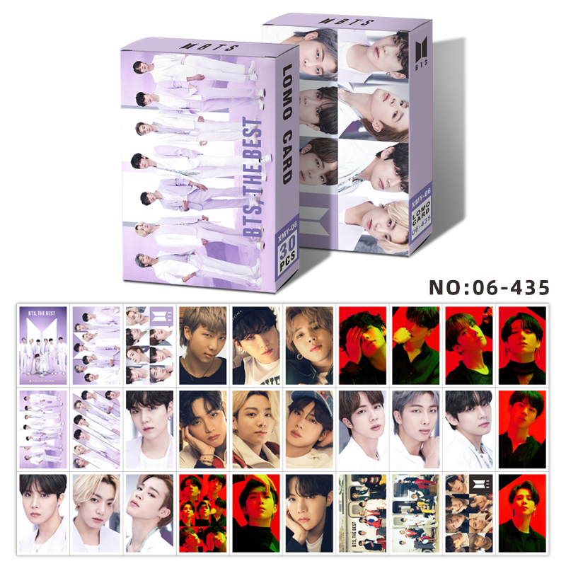 Hộp 30 Ảnh Lomo Card Nhóm Nhạc Bts 2021