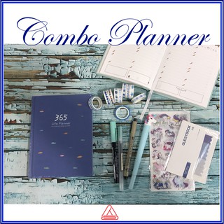 [Combo] Planner for Beginners (sổ, bút, sticker, washitape, note) Itoya