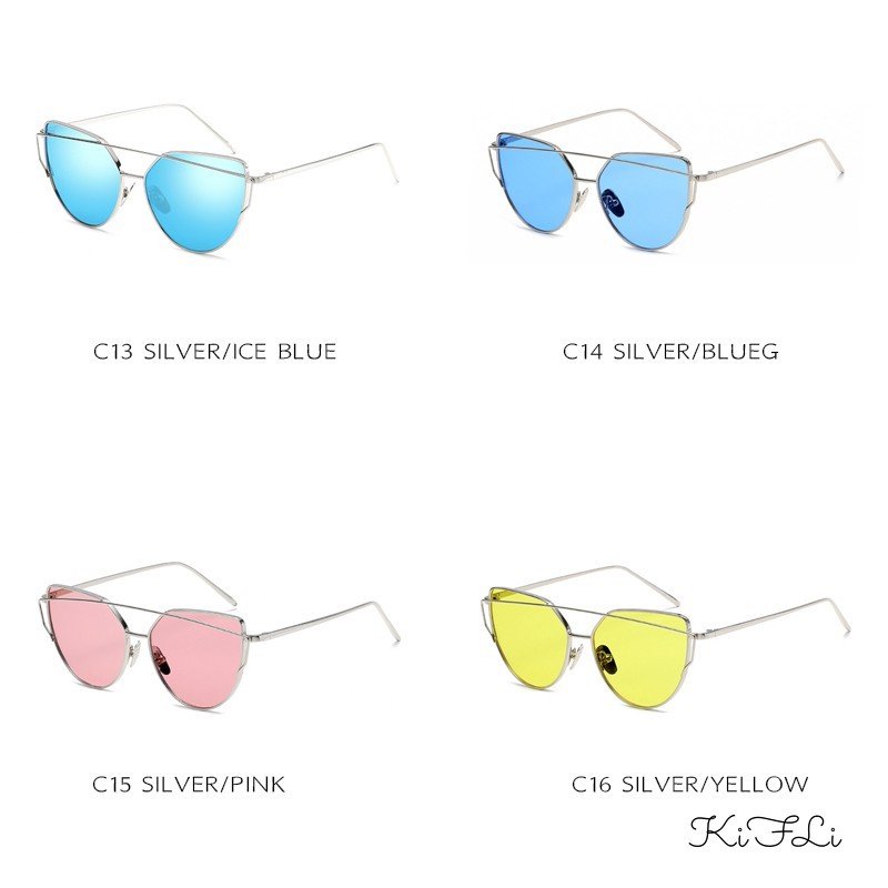 Kính Mát Mắt Mèo Phong Cách Hàn Quốc Cho Nữ