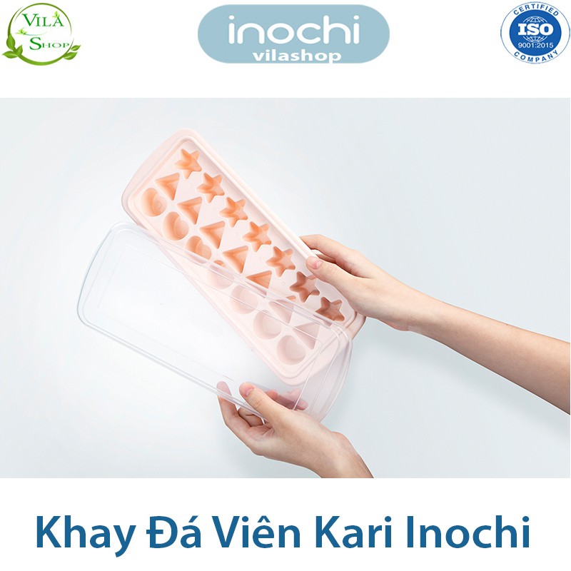 Khay Làm Đá, Khay Đá Sáng Tạo Kari 21 Viên, Nhựa Dẻo Cao Cấp Inochi Kháng Khuẩn -  Khử Mùi