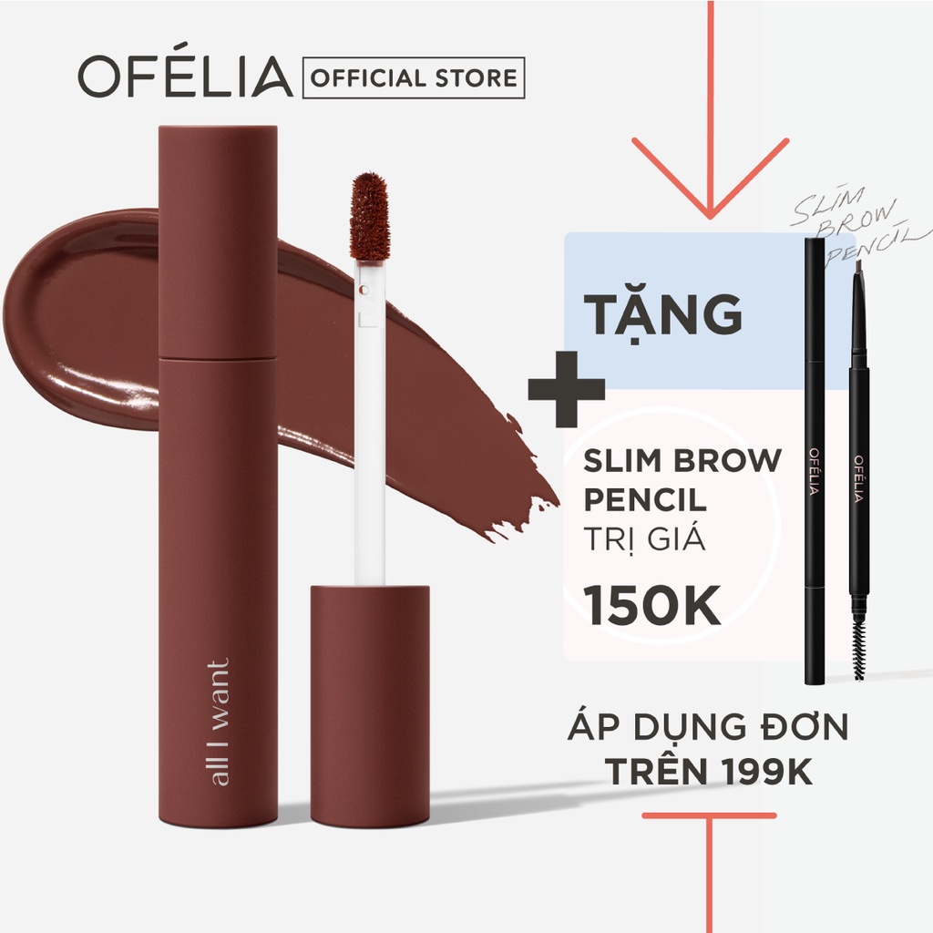 [Mã FMCGMALL -8% đơn 250k] Son Kem OFÉLIA Flaming Lip Cream (4.2g)