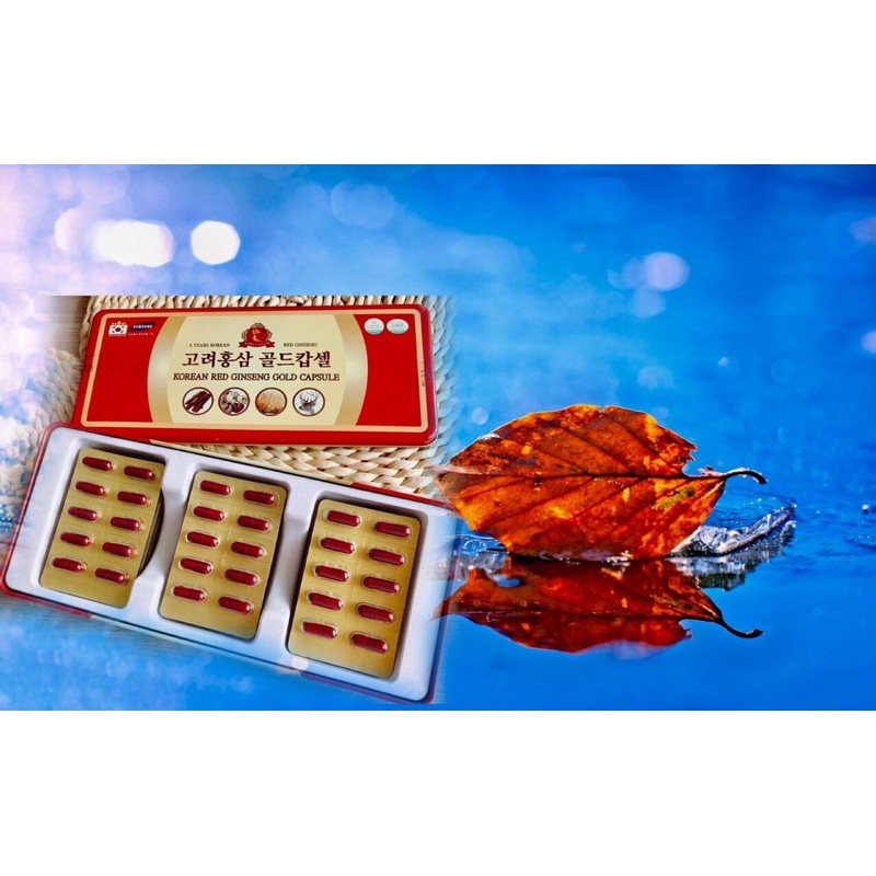 Viên Hồng sâm đông trùng nhung hươu linh chị Hàn Quốc 120 viên-Korean Red Ginseng Gold Capsule | BigBuy360 - bigbuy360.vn