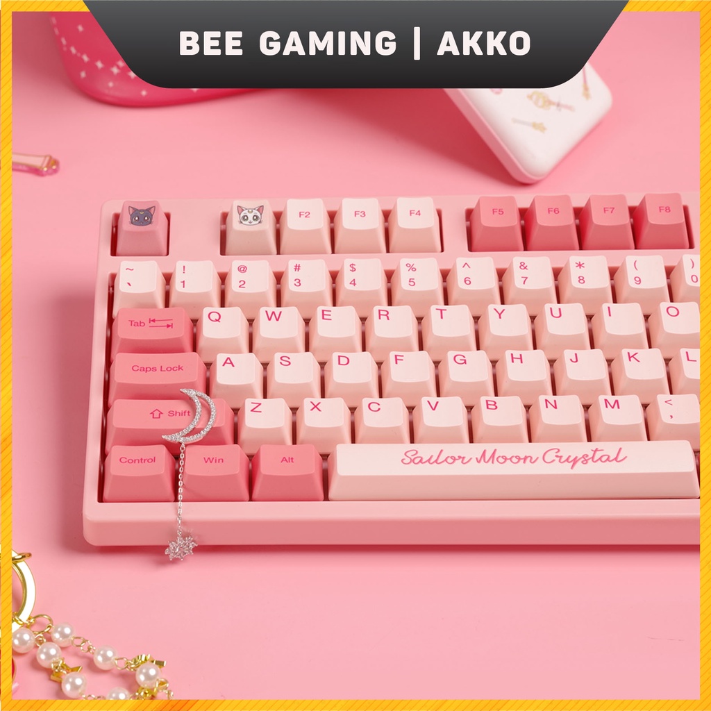 Bàn phím cơ AKKO 3087 Sailor Moon Crystal (AKKO CS Sakura switch)