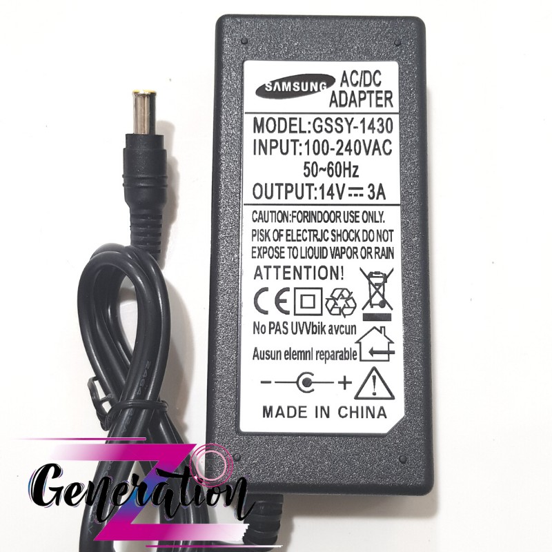 Bộ Nguồn Màn Hình Máy Tính Samsung 14V - 3A - Adapter LCD Samsung 14V - 3A