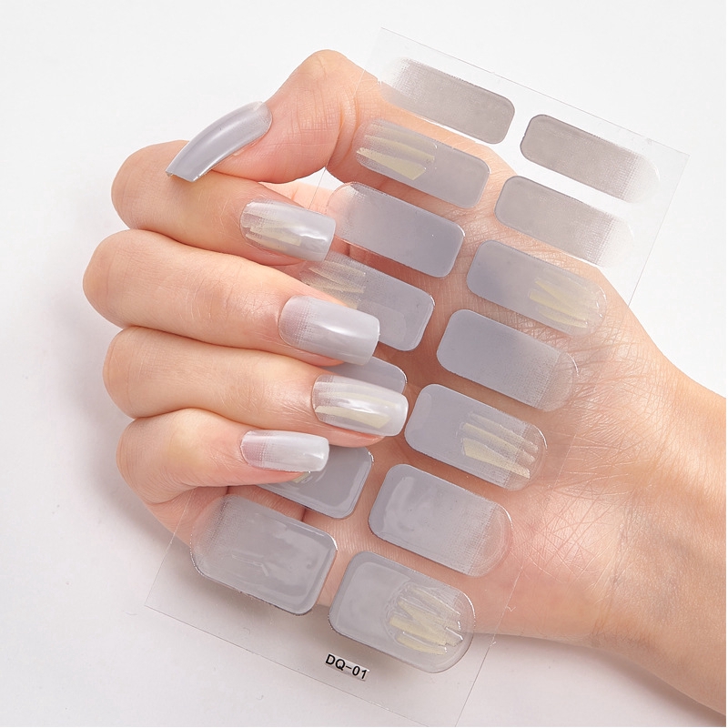 Bộ 14 miếng dán móng tay tự làm trang trí DIY