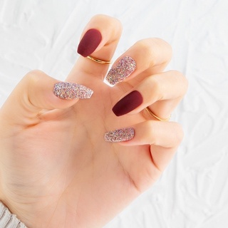 Bộ 24 móng tay giả trang trí xinh xắn móng giả móng tay giả