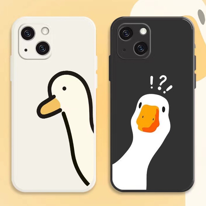 Ốp Lưng Điện Thoại cho OPPO OPPO A7 A15 A77 A57 A76 A96 A36 A74 A95 A93 A54 A53 A33 A52 A92 A31 A16 A15 A15S A5 A9 2020 A7 A5S AX7 A3S A12e Reno 8Z Reno 7Z 4F 4 5 6 7 5G Oval Soft Phone Case Motif Động vật hoạt hình dễ thương Con vịt