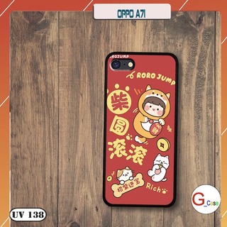 Ốp lưng điện thoại OPPO A71 lưng nhám viền dẻo