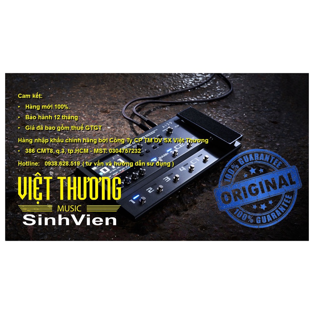 Thiết bị tạo hiệu ứng âm thanh cho đàn guitar và bass BOSS GX-100 chính hãng