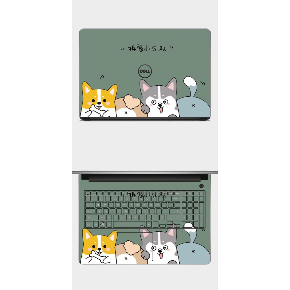 [MÈO CUTE 2] Skin dán Laptop in hình Mèo cute. Đủ các dòng máy: Asus. Acer, Dell, HP,... In hình theo yêu cầu