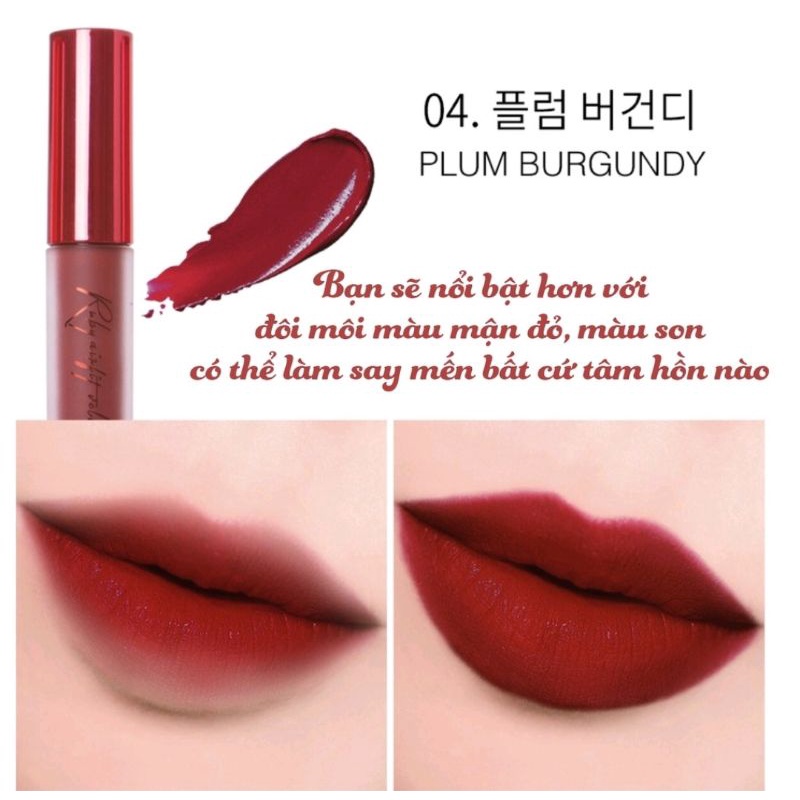 Son kem lì Care:nel Ruby Airfit Velvet Tint 4,5g | BigBuy360 - bigbuy360.vn