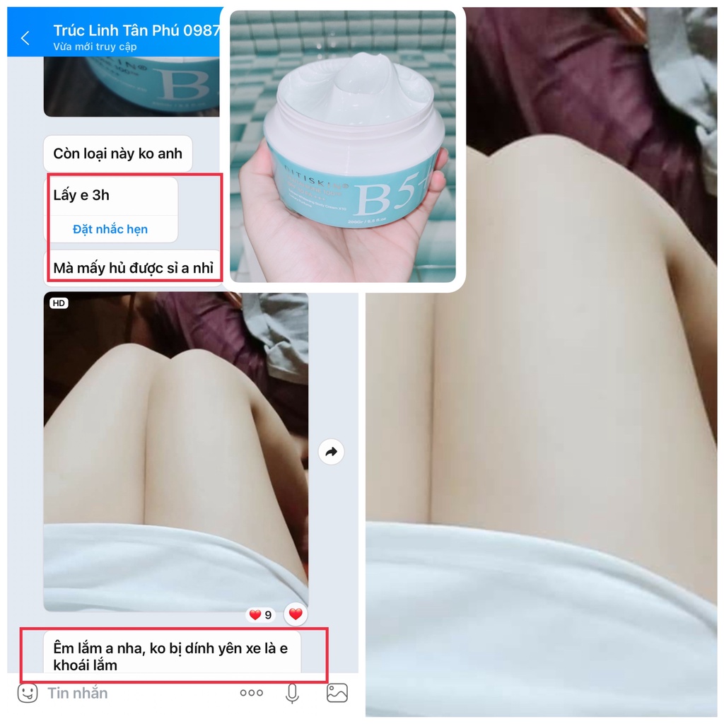 KEM BODY TRUYỀN TRẮNG B5 PLUS DITISKIN
