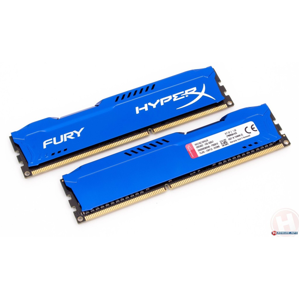 RAM Kingston HyperX Fury 8GB (1x8GB) DDR3 Bus 1600Mhz-Blue (Tản Nhôm) | WebRaoVat - webraovat.net.vn