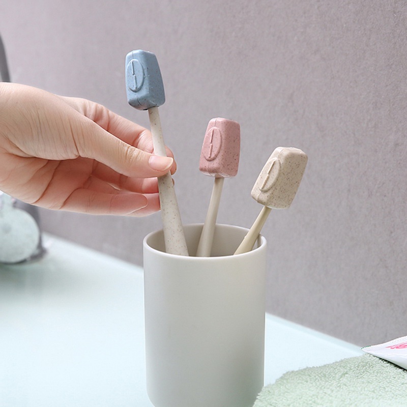 4 cái Bàn chải đánh răng cầm tay Giá đỡ Bàn chải đánh răng Mũ du lịch Đi bộ đường dài Cắm trại Bàn chải Nắp Trường hợp Vệ sinh Chăm sóc ngoài trời